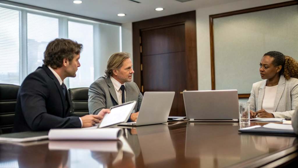 successful de-merger of a B2B tech company